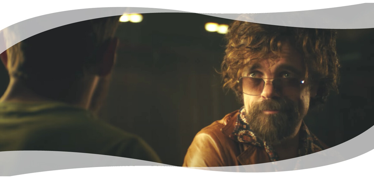 <em>The scene from the movie when Dinklage explains to the main character how to enjoy life</em> <em>The scene from the movie when Dinklage explains to the main character how to enjoy life</em>