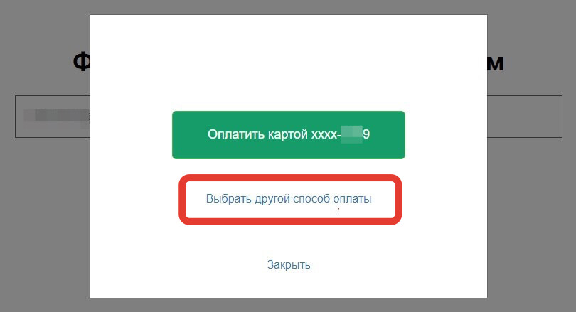 <p>
Выбрать другой способ оплаты </p> <p>
Выбрать другой способ оплаты </p>