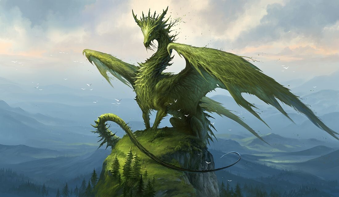 <p>		Зеленый китайский дракон</p>