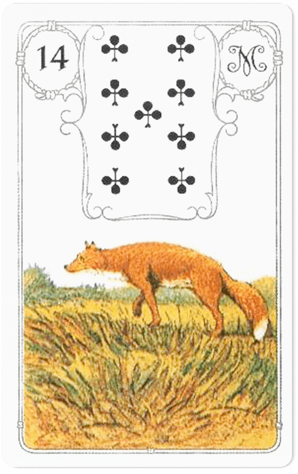 <i>14 карта Ленорман. Лиса</i> <i>14 карта Ленорман. Лиса</i>