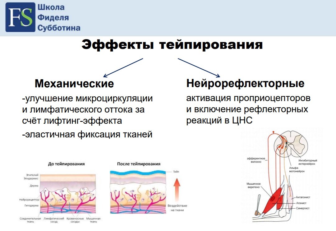 Эффекты тейпирования Эффекты тейпирования