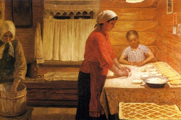 Кугач Юрий Петрович (Россия, 1917-2013), «Накануне праздника» Кугач Юрий Петрович (Россия, 1917-2013), «Накануне праздника»