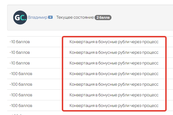 Описание в шкале достижений Описание в шкале достижений