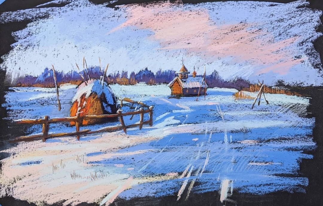 Пастельный сюжет от @svitlanaart2017 Пастельный сюжет от @svitlanaart2017