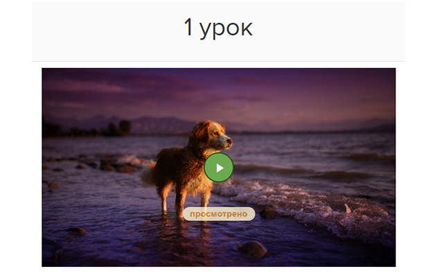 Плеер в уроке Плеер в уроке