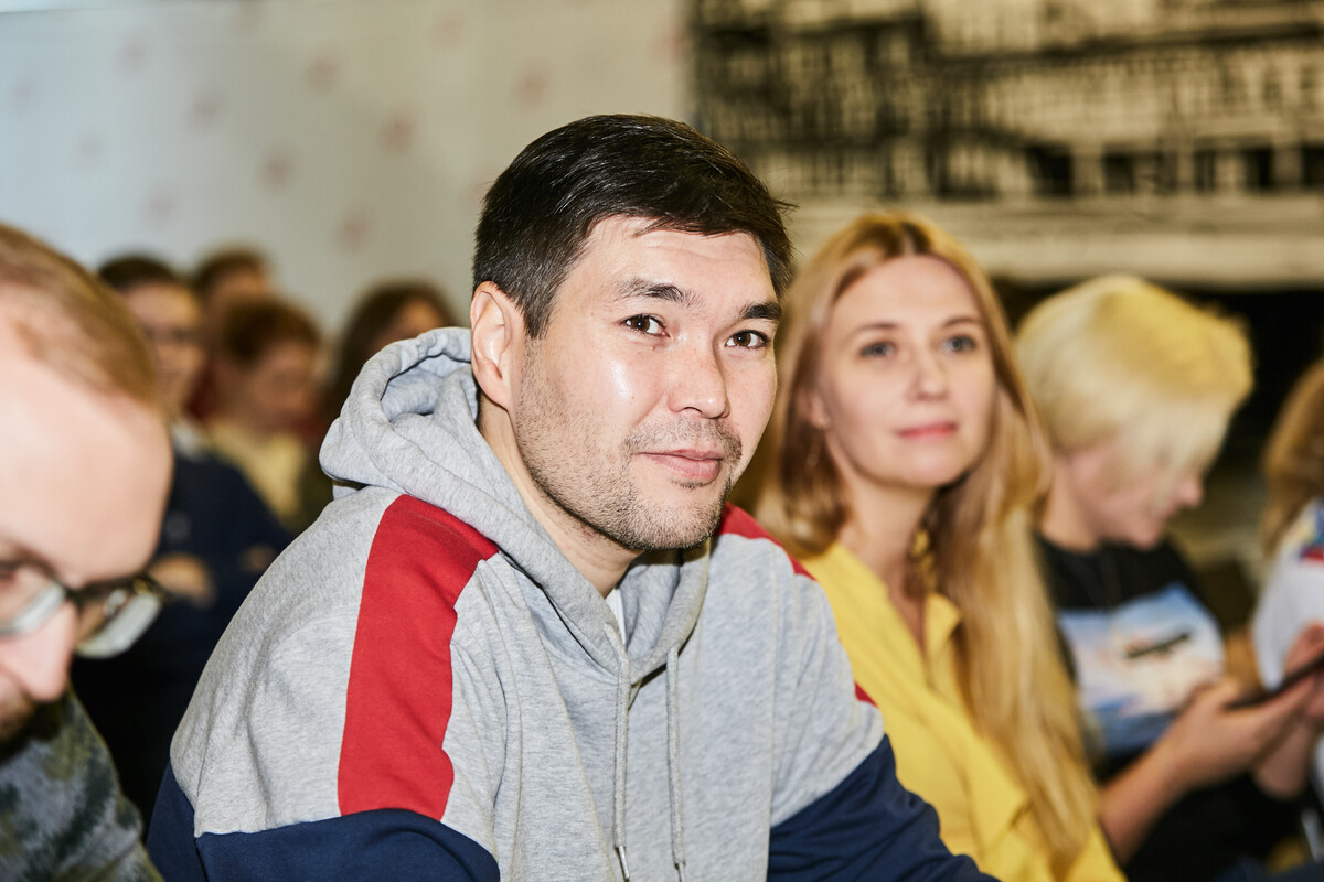 <p>
Антон Токтонов на питчинге студии Снегири </p> <p>
Антон Токтонов на питчинге студии Снегири </p>
