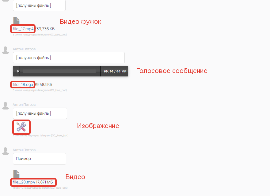 <p>Отображение файлов во «Входящих»</p> <p>Отображение файлов во «Входящих»</p>