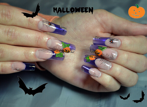 Halloween nail art tutorial Halloween nail art tutorial