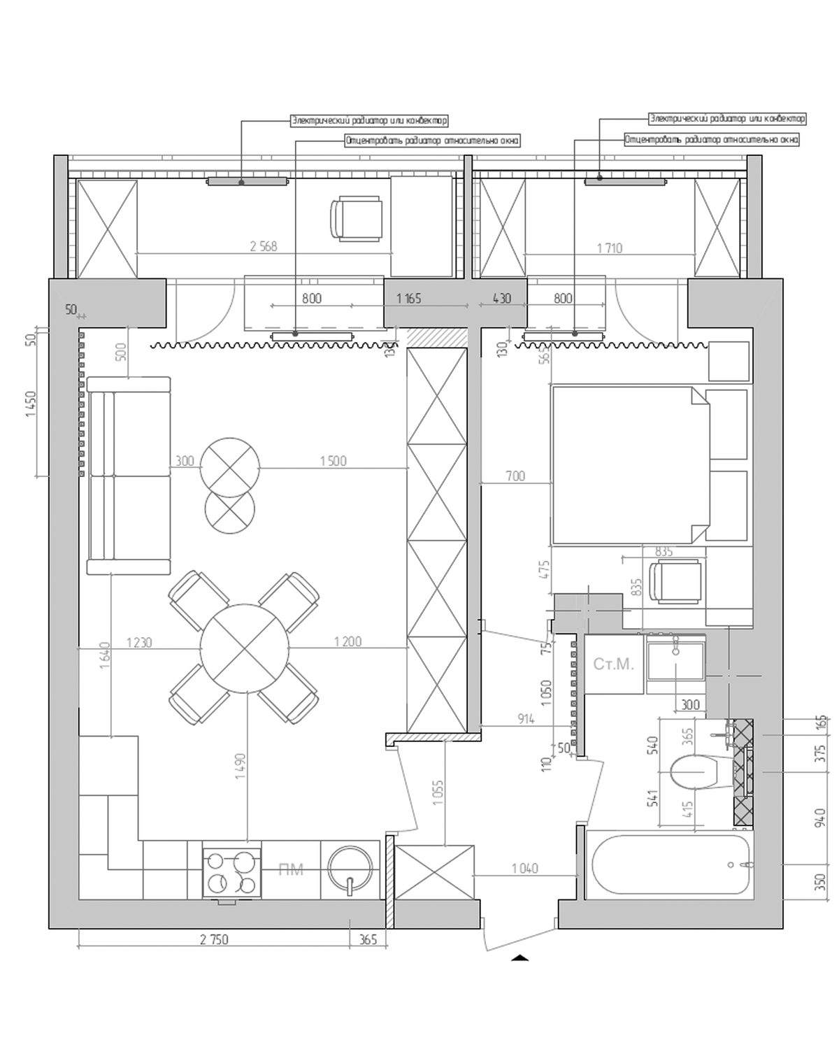 Дизайн-проект в Archicad за 7 дней