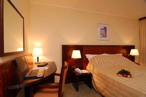 Schlafzimmer einer Unterkunft in Bar, Montenegro