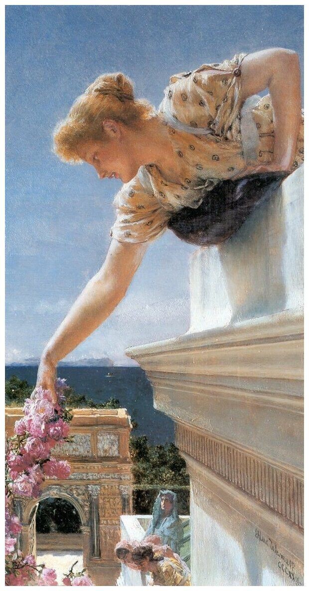 Иллюстрация: «Бог едет». Художник Лоуренс Альма Тадема