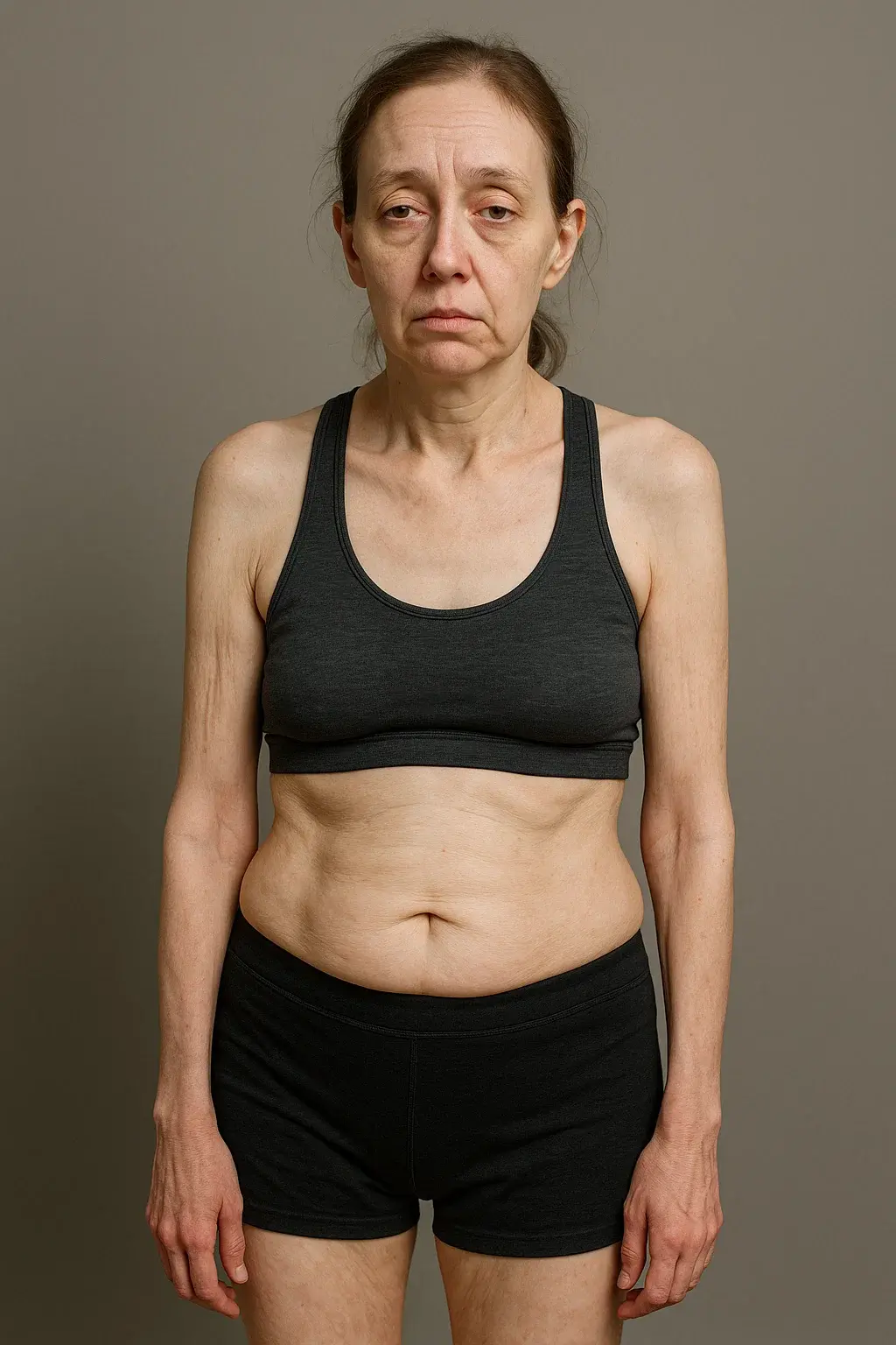 Как и скачи на «онлайн-марафоне», тело остаётся дряблым, мягким, бесформенным, даже если «минус 10 килограмм». Это просто минус вода и мышцы. ​