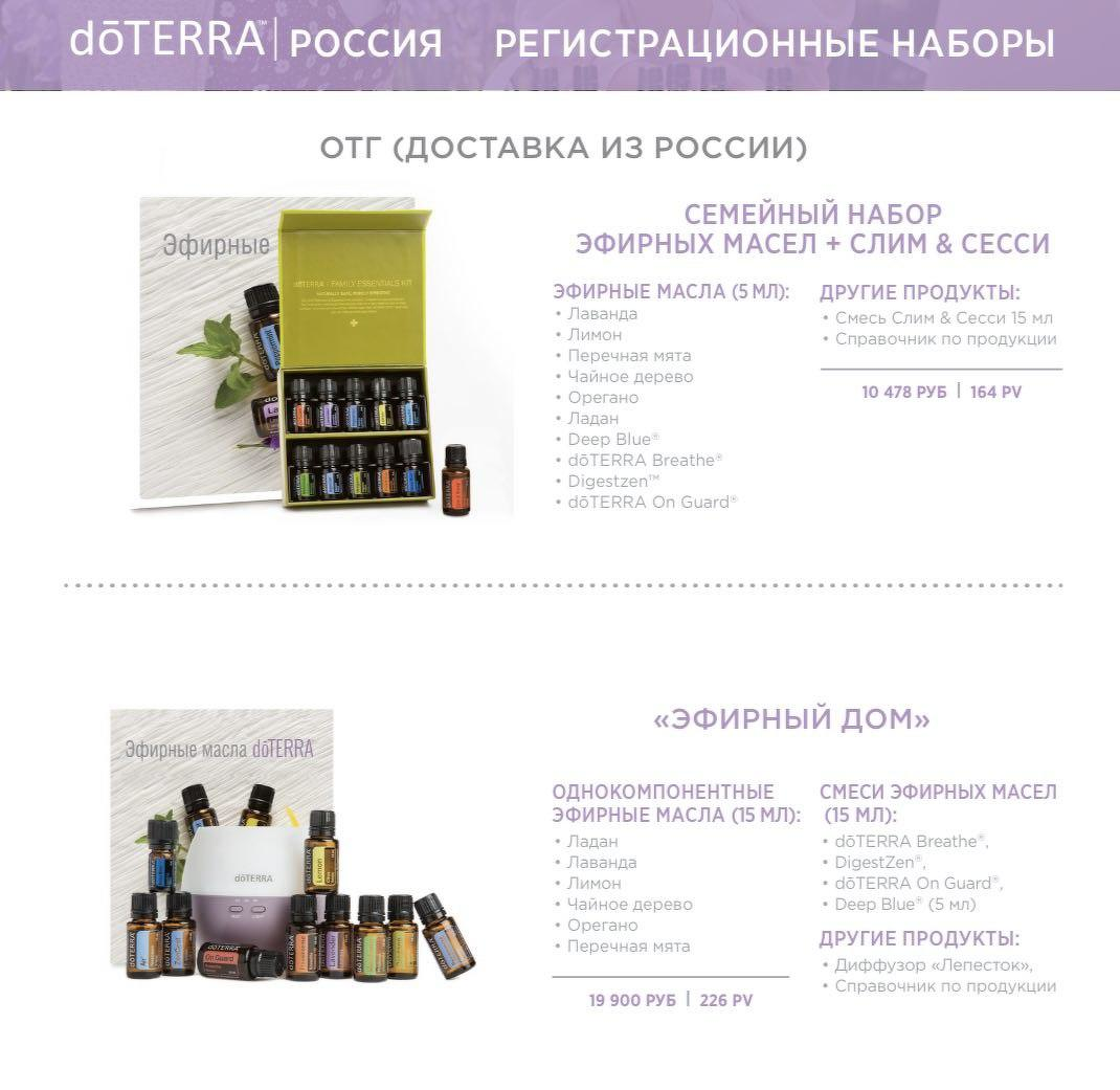 Семейная аптечка doterra фото