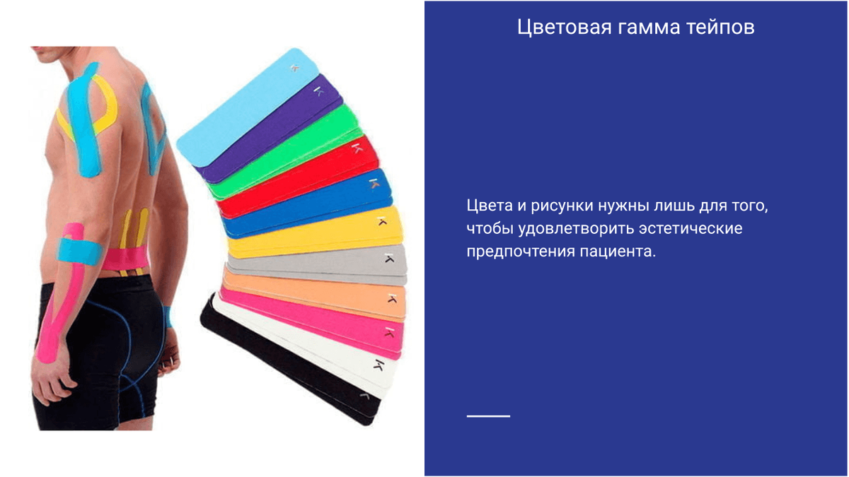 Применение тейпов. Виды тейпов. Виды тейпов и их Назначение и применение. Цвета тейпов и их значение. Костюм из тейпов.