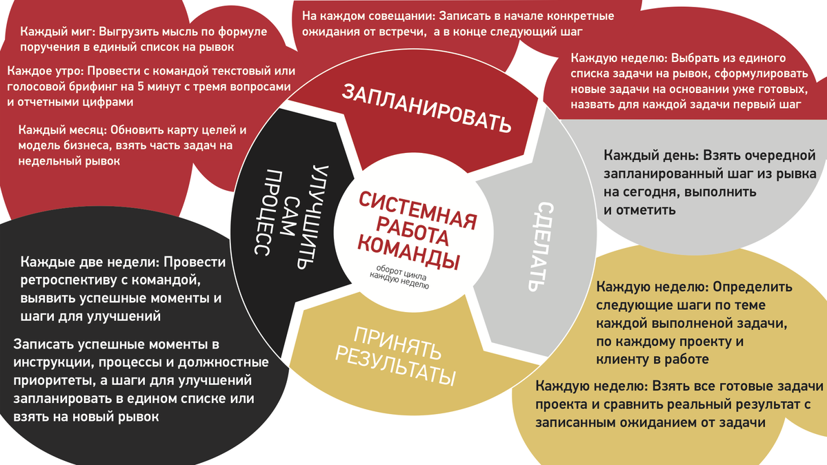 Программа внедрения Системной работы в команде за 6 недель