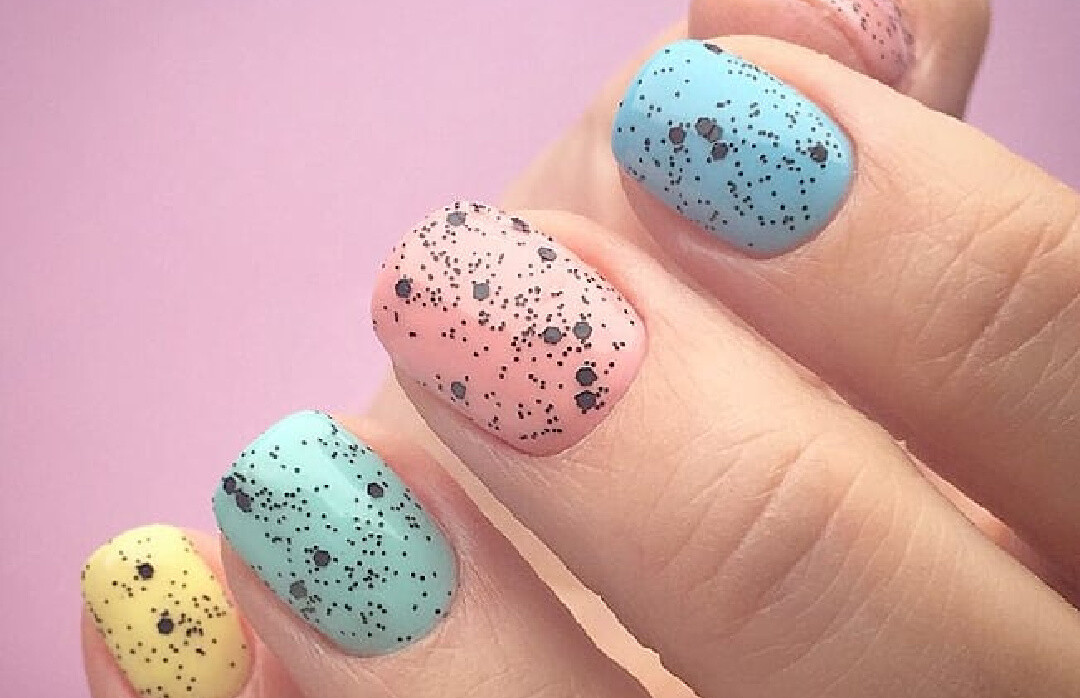 easter egg nail designs