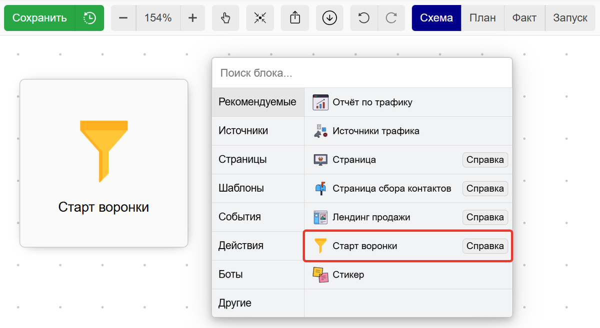 Старт воронки
