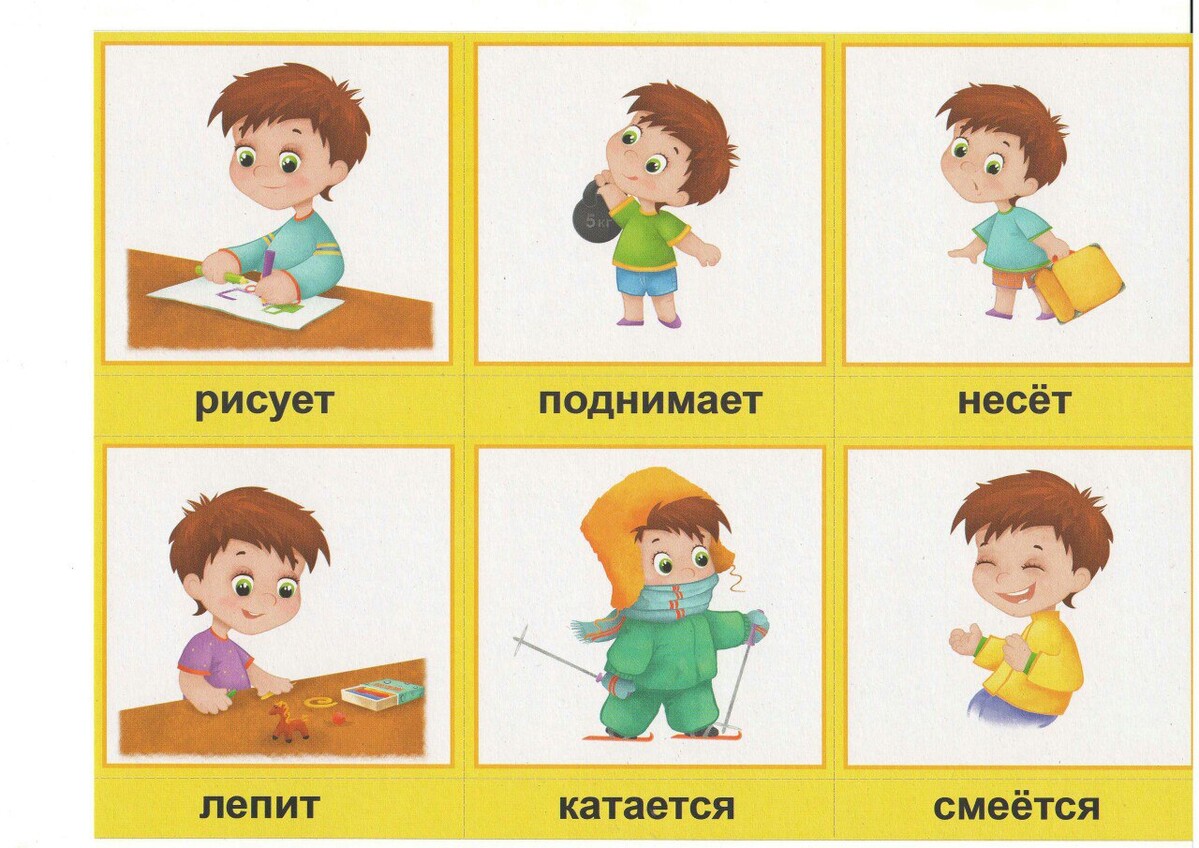 Картинки действия по терминологии л с цветковой