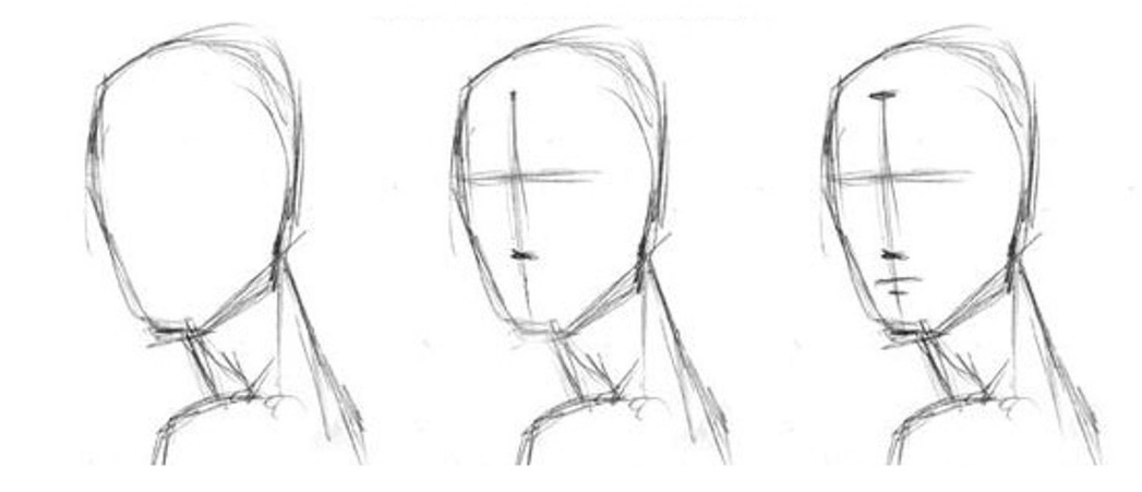 Как научиться правильно рисовать карандашом лицо человека на сайте  kalachevaschool.ru