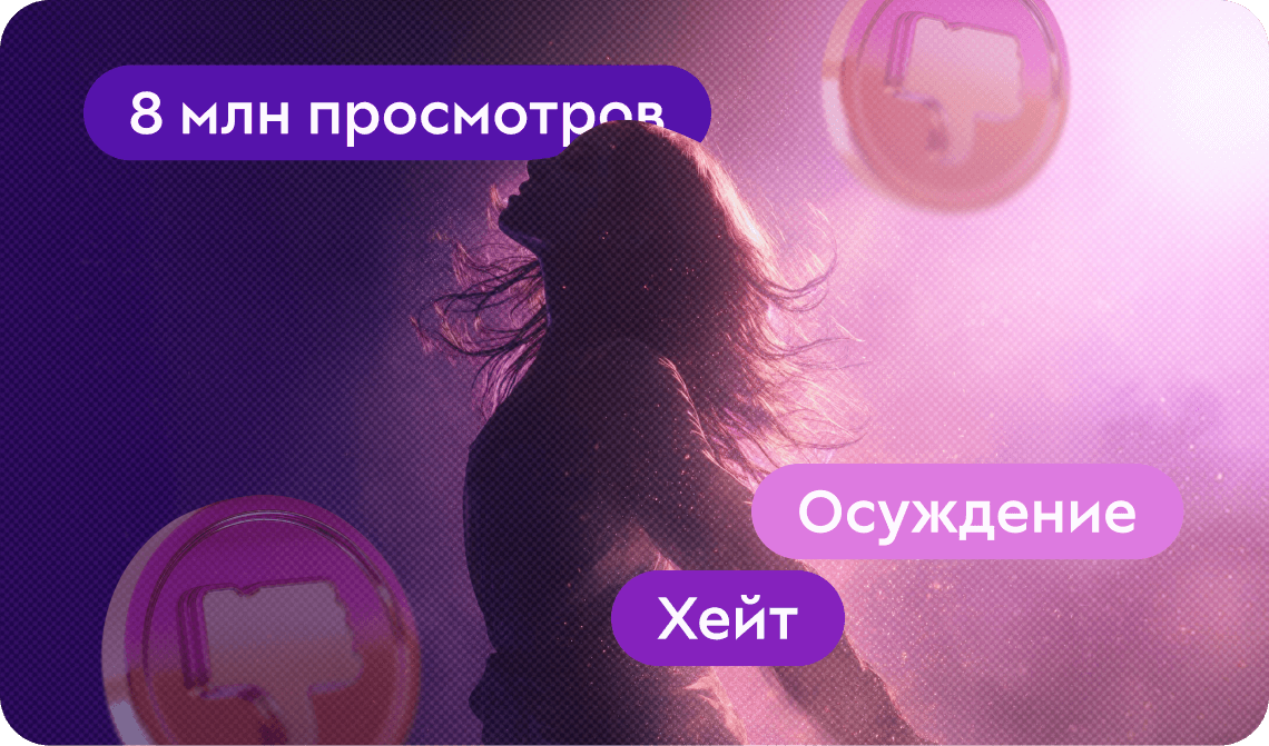 Хэйт на 8 млн просмотров и 4,8 млн рублей за запуск. Кейс Полины Рыбаковой