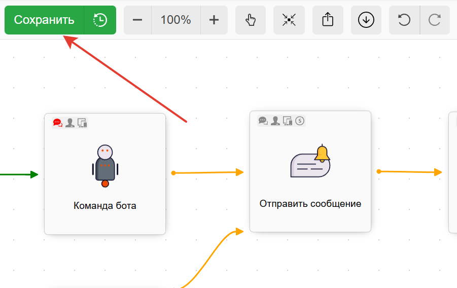 Сохраните воронку