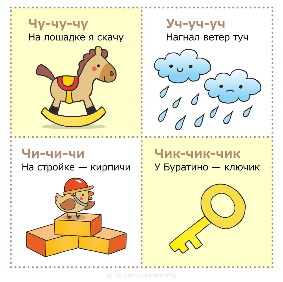 Чистоговорки для детей 2 3 лет в картинках
