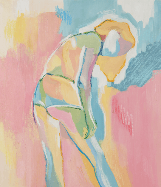 
		<p>Спортсменка #1, 21<br>Холст, масло, масляная пастель<br>60 Х 70 cm</p>	